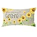 Produktbild Jxrodekz Fashion Funny Throw Pillows Cover Cases Quote You Are My Sunshine Sunflower Cotton Linen Cushion Pillowcases Square 20X30 inch Wedding Birthday ation