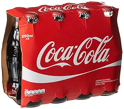 Coca-Cola Bouteille Authentique en verre 8 x 25 cl - Lot de 3
