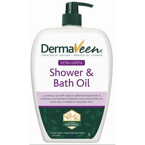 DermaVeen Extra Gentle Shower and Bath Oil 1L