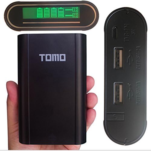 Soshine Tomo Dual USB Mobile Power Bank 4 *18650 Power Bank, External USB Charger
