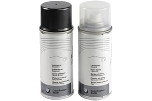 Peinture originale en spray : noir saphir métallique 475 51910026328 Lot de 2 bombes de peinture en spray de 150 ml