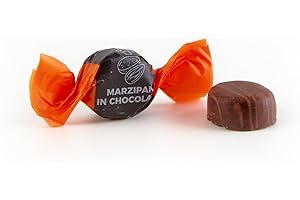 MR FUDGESTO ARTISAN DELICACIES Marzipan in Chocolate - Mr Fudgesto Sweets - Premium Delight - Selected Almond - Healthy Snack - Cocoa Coated Marzipan - 200g