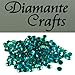 200 x 5mm Dark Green Round Diamante Loose Flat Back Rhinestone Gems created exclusively for Diamante Crafts