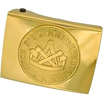 Koppelschnalle Handwerk Zunftzeichen - Meister Geselle Lehrling Gürtelschloss Für Handwerker