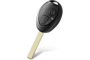 Kesiku Land Rover Key Fob Replacement for Land Rover 75 MG ZT Mini Hatch R50 Discovery 2 TD4 TD5 Remote Car Key Cover Case, Mini Hatch Key Fob, MG ZT Key Fob - 2 Buttons