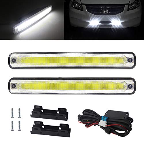 PLC020 COB 12V Luce di marcia diurna impermeabile, E4 CE luci per fari diurni
