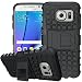 Produktbild Samsung Galaxy S6 Edge+ (Plus) Outdoor Backcover, Conie Mobile Defender Rückschale, Robuste Schutzhülle Extra Schutz Case, Aufstellfunktion, Baustellen Hülle