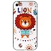 Produktbild Hülle für iPhone 5 iPhone 5S iPhoe SE, Ruirs Nice kreative Mode Cartoon Silikon geprägte Protector Handyhülle für iPhone 6 6S Soft Silikon Schutzhülle- TPU Case Hülle für iPhone 5 iPhone 5S iPhoe SE (iPhone 5/5S/SE, Löwe)