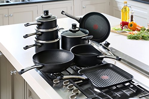 Tefal Preference Pro Non-Stick Cookware Set - 3 Pieces, Black