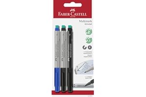 Faber-Castell 151494 - Set d'école Multimark, largeur de trait : F, 3 pièces