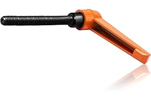 HAIMAYEE Poignée à Levier de Serrage Réglable,M8 Poignée de Serrage,Filetage Mâle Poignées Réglables de Machine 60mm