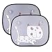 Children Window Shades - IntiPal 2 Pack Car Sun Shade - UV Rays Protection for Baby Infant Kid Child Pet(Cat)