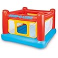 VWretails® Playhouse Inflatable Jump-O-Lene Castle Ball Pit for 3-6 yrs (Blue, Yellow, Red) (Box Ring Bouncer)