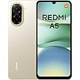 Xiaomi Redmi A5 Smartphone, 3+64GB, Golden, Super clear 32MP AI camera, 5200mAh battery, Powerful octa-core processor, Immersive 6.88" 120Hz display (No power adapter included)