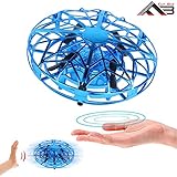 Flybiz Mini Drône UFO drône USB rechargebale pour Enfants et Adultes, Mini Quadcopter Drone de Poche Mouvement Main contrôlée Drone Flying Jouets, Avion Interactive Infrarouge Induction Hélicoptère