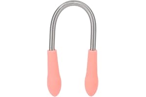 FOLANDA Depiladora Facial, Depiladora Profesional, Depiladora Portátil de Resorte de Acero Inoxidable para Mujeres, Mentón, Mejilla, Bigote, Labio Superior, Cuello, Elimina el Vello No Deseado, Fácil de Usar