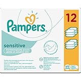 Pampers Feuchtt&uuml;cher Sensitive 2-Monatspack, 672 T&uuml;cher (12 x 56 St&uuml;ck)