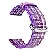 Produktbild Für Fitbit Versa Lite Armband,Colorful Gewebtes Nylon atmungsaktive Uhrenarmband verstellbares Sport Ersatzband für Fitbit Versa Lite (F)