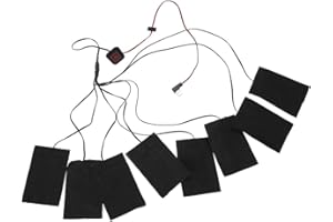 ALOMEJOR Podkładka grzewcza do ubrań Podkładka grzewcza USB Odzież Kurtka Kamizelka Metalowa Podkładka grzewcza