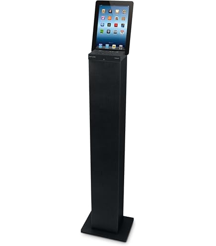 Tour Bluetooth MUSE M-1250 BTW - Radio FM, 60W, USB/SD - Blanc, Haut-Parleur Compact