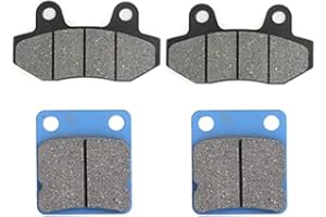 Gorgeri Brake Pad,Front and Rear Brake Pad Fits for 50 90 110 125 140 150 160cc Pit Dirt Bike