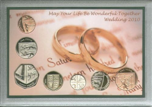Married in 2010 (8th Wedding Anniversary) Vintage Retro Coin Present Gift Set