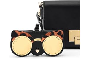 Bohend Moda Custodia per occhiali Pelle Occhiali da sole Marsupio Viaggiare Portatile Porta occhiali con magnete per ragazza e donna