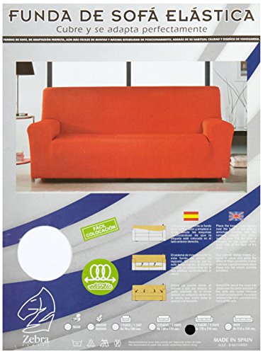 Zebra Textil 362 Sofahusse elastisch Beta 3 sitzer, beige - 2