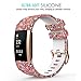 Produktbild Armband für Fitbit Charge 2 Classic Fitness Ersatz Zubehör Silikon Wristband für 2016 Charge 2 
