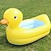 Produktbild Aufblasbare ente badewanne, Verdicken sie Falten Baby-badewanne, Aufblasbare ente baby-badewanne-A 95x50cm(37x20inch)