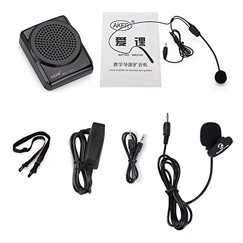 Aker-MR1505-Voice-Amplifier-Black