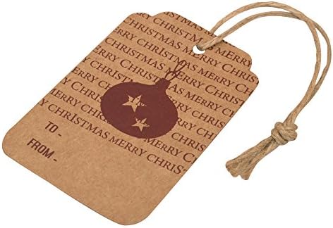 Red Star Bottel Tags Hang Gift Paper Label Kraft Blank Card DIY Arts and Crafts, Thanks giving