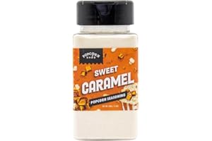 POPCORN SHED Caramel Popcorn Seasoning, DIY Popcorn Seasoning, Movie Night, Make Your Own Popcorn at Home, Low Calorie Snack, Fun for Kids, 100g