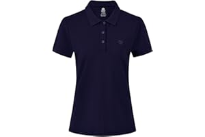 AjezMax Femme Performance Polo à Manches Courtes Sport Tennis Golf Hauts