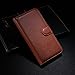 Produktbild Qiaogle Telefon Case - PU Leder Wallet Schutzhülle Case für Alcatel One Touch Pop S3 OT-5050 - FC05 / Braun Klassische Solid Color Geschäfts art