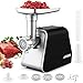 Produktbild Bvivoa Elektrischer Fleischwolf Fleisch Fleischwolf & Wurstmaschine Profi Nahrungsmittelmaschine mit 3 Edelstahl Schleifplatte