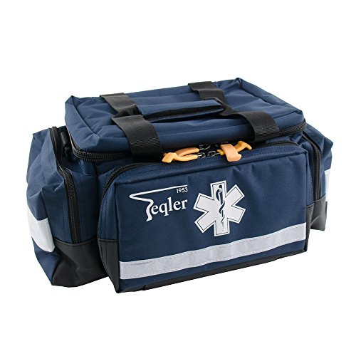 Teqler T-131063BL Borsa di emergenza Lüttich in nylon idrorepellente, piccola, 43 cm x 21 cm x 27 cm