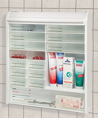 Hausapotheke Medizinschrank Arzneischrank Apothekerschrank Medikamentenschrank (weiß) - 2