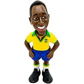 MINIX Pele Brezilya 1. Kit 12 cm Fig&uuml;r - Koleksiyonluk Pele Fig&uuml;r&uuml; Spor Futbol Simge Serisi Hayranlar i&ccedil;in