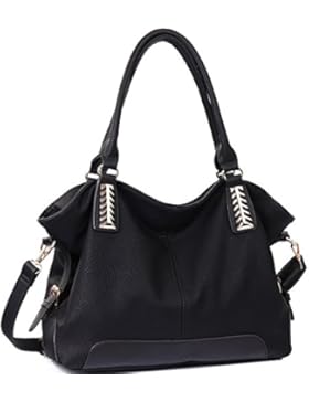 iYaffa Handtaschen Damen Umhängetaschen Hobo PU Leder Geldbörse Top-Griff Taschen Tote Große Schultertaschen Handtaschen...