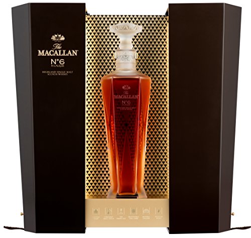 Macallan No. 6 en Lalique  Decantador con Regalo Whisky del paquete (1 x 0,7 l)