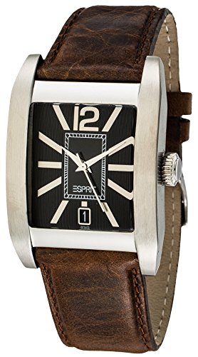 Esprit Herren-Armbanduhr Classy Style Evening Analog Quarz Leder ES100341004