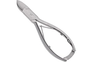 OTTO HERDER MANICURE OTTO HERDER - Pinza per unghie da 14 cm, per unghie forti con manici lisci, tagliaunghie per piedi e unghie, 100% acciaio INOX
