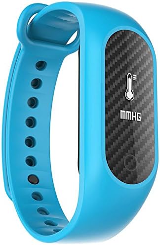 OOXLF B15S Bluetooth Smart Wristband Watch WeChat Movement Pedometer Waterproof for iOS Samsung Android Phones , blue