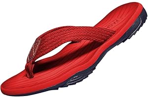 MGGMOKAY Męskie klapki, japonki, sandały, z wygodnym podparciem łuku stopy, swobodne buty na plażę