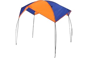 Fydun Copertura della tenda della barca a vela del riparo del sole della tenda di pesca della barca della tenda del battello pneumatico gonfiabile all'aperto(4 persone)