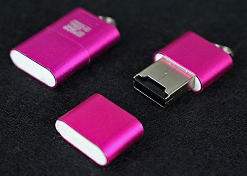Demarkt Adapter Kartenleser T-Flash / TF Micro SD USB 2.0 Für win7 Lila 1 PC - 4