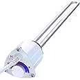 HOTTECH - Electric Immersion Heater GR for Boiler, Electric Water Heater with Thermostat, Heating Element Plug and Water Temperature Controller - 230 V, 1500 W, 5/4", White