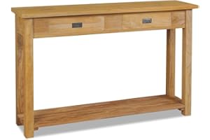 ‎VIDAXL vidaXL Stolik typu konsola, lite drewno tekowe, 120 x 30 x 80 cm