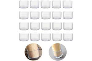 SKYPRO Lot de 20 protecteurs de Pieds de Chaise Ronds en Silicone de 30 mm pour Pieds de Chaise, Capuchons de Pieds de Tabouret pour éviter Les Rayures sur Le Sol en Bois Dur et réduire Le Bruit